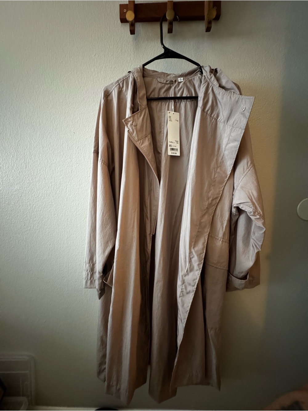 Uniqlo Pink Nylon Poncho